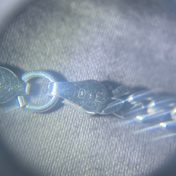 .925 STERLING SILVER: 3mm 20in Solid Cuban/Curb Link Chain - Picture 5 of 14